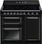 Smeg TR103IBL2 Victoria Esthetisch Fornuis met Inductie Kookplaat 100 x 60 cm Zwart - Thumbnail 4